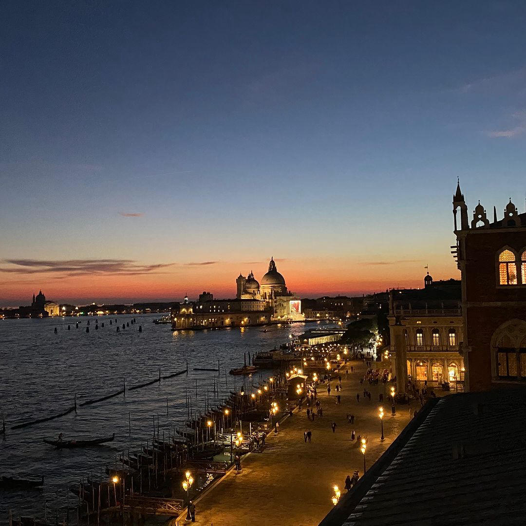 Hotel Danieli, Venice - As the day slowly draws into evening, the setting sun dresses the city in an